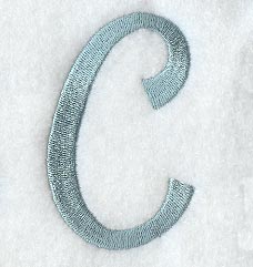 Flair Script Letter C (3 Inch)