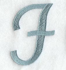 Flair Script Letter F (3 Inch) – Embroidery Library
