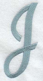 Flair Script Letter J (3 Inch)