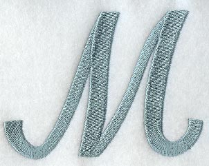 Flair Script Letter M (3 Inch)