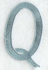 Flair Script Letter Q (3 Inch)