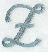 Flair Script Letter Z (3 Inch)