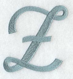 Flair Script Letter Z (3 Inch)