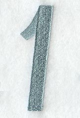 Flair Script Number 1 (3 Inch) – Embroidery Library