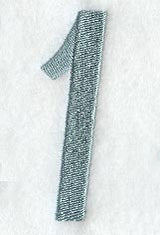 Flair Script Number 1 (3 Inch)