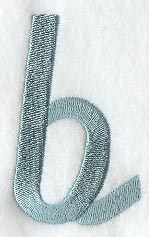 Flair Script Lower Case Letter b (3 Inch) – Embroidery Library