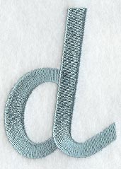 Flair Script Lower Case Letter d (3 Inch)