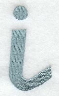 Flair Script Lower Case Letter i (3 Inch)