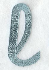 Flair Script Lower Case Letter l (3 Inch)