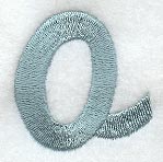 Flair Script Lower Case Letter o (3 Inch) – Embroidery Library