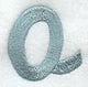 Flair Script Lower Case Letter o (3 Inch)