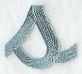 Flair Script Lower Case Letter s (3 Inch)