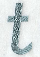 Flair Script Lower Case Letter t (3 Inch)