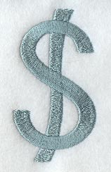 Flair Script Dollar Sign (3 Inch)