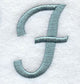 Flair Script Letter F (3 Inch)