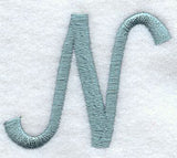 Flair Script Letter N (3 Inch)