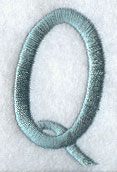 Flair Script Letter Q (3 Inch)