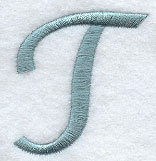 Flair Script Letter T (3 Inch)