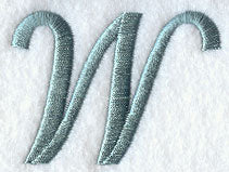 Flair Script Letter W (3 Inch)
