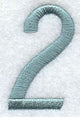 Flair Script Number 2 (3 Inch)