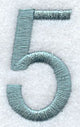 Flair Script Number 5 (3 Inch)