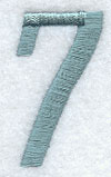 Flair Script Number 7 (3 Inch)