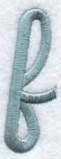 Flair Script Lower Case Letter f (3 Inch)