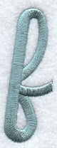 Flair Script Lower Case Letter f (3 Inch)