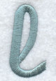 Flair Script Lower Case Letter l (3 Inch)