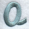 Flair Script Lower Case Letter o (3 Inch)