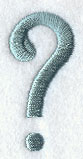 Flair Script Question Mark (3 Inch)