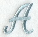 Flair Script Letter A (3 Inch)