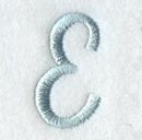 Flair Script Letter E (3 Inch)