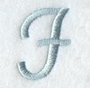 Flair Script Letter F (3 Inch)