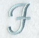 Flair Script Letter F (3 Inch)