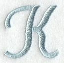 Flair Script Letter K (3 Inch)