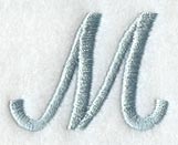 Flair Script Letter M (3 Inch)
