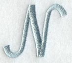 Flair Script Letter N (3 Inch)