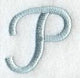 Flair Script Letter P (3 Inch)
