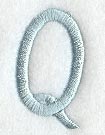 Flair Script Letter Q (3 Inch)