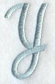 Flair Script Letter Y (3 Inch)