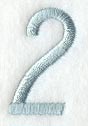 Flair Script Number 2 (3 Inch)