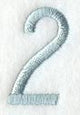 Flair Script Number 2 (3 Inch)