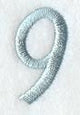 Flair Script Number 9 (3 Inch)