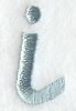 Flair Script Lower Case Letter i (3 Inch)