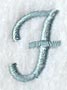 Flair Script Letter F (3 Inch)