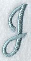 Flair Script Letter J (3 Inch)