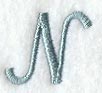 Flair Script Letter N (3 Inch)
