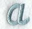 Flair Script Lower Case Letter a (3 Inch)