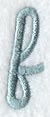 Flair Script Lower Case Letter f (3 Inch)